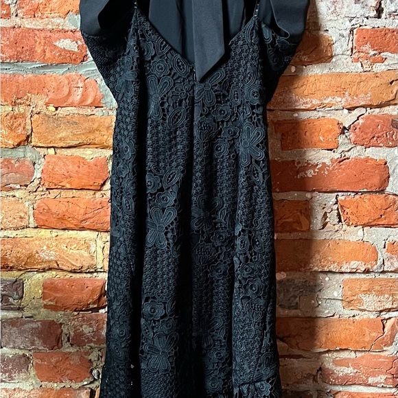 Jarlo Black Lace Dress EU size 8 US size 4 - Picture 6 of 7